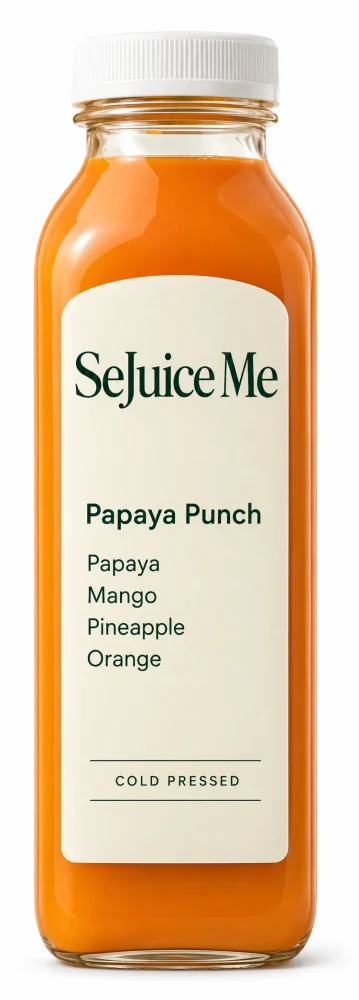 Papaya Punch bottle mockup