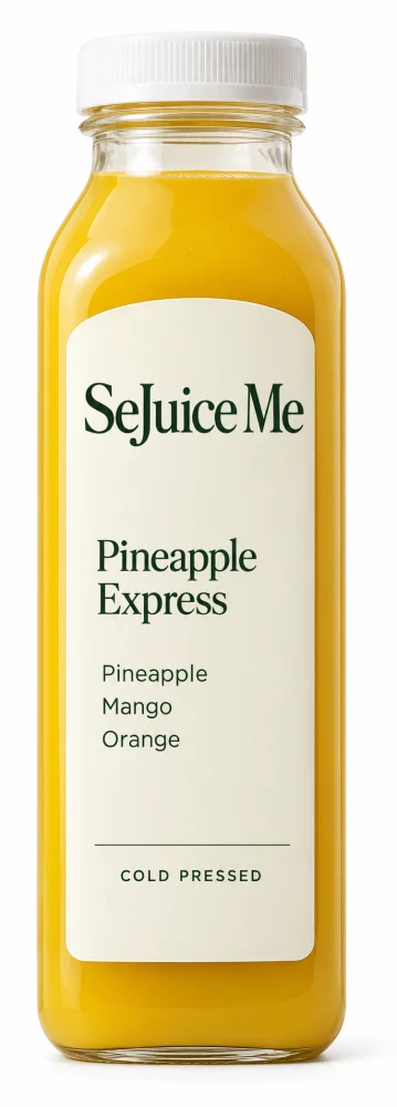Pineapple Express bottle mockup