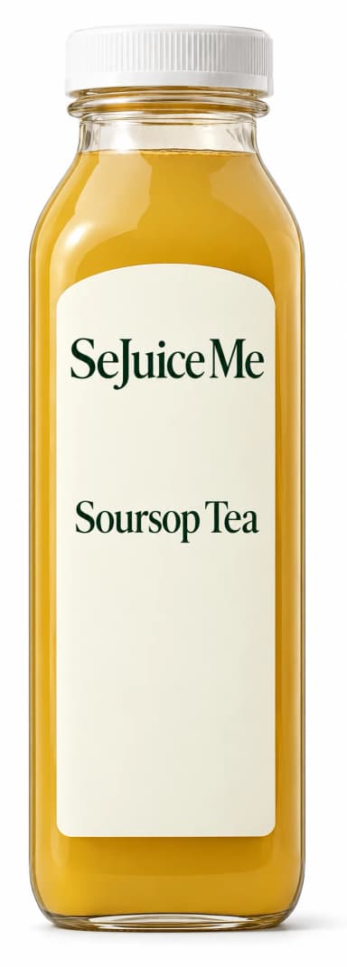 Soursop Tea — Half Gallon bottle mockup